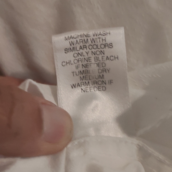 Men's Murano collezione size XL white floral print long sleeve shirt - Picture 5 of 6